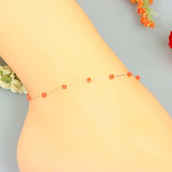 "Handmade Anklet – A Stylish Choice for Women, Thoughtful Gift Idea, EVCH1427 - Picture 10 of 10